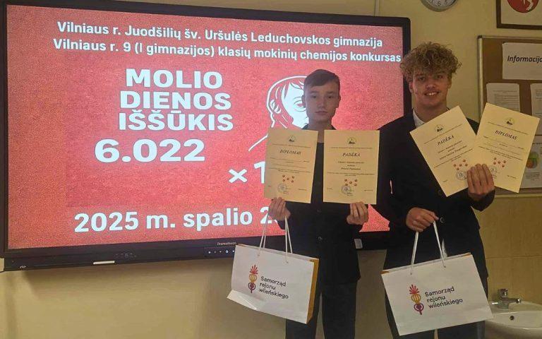 Chemijos konkursas „Molio dienos iššūkis”