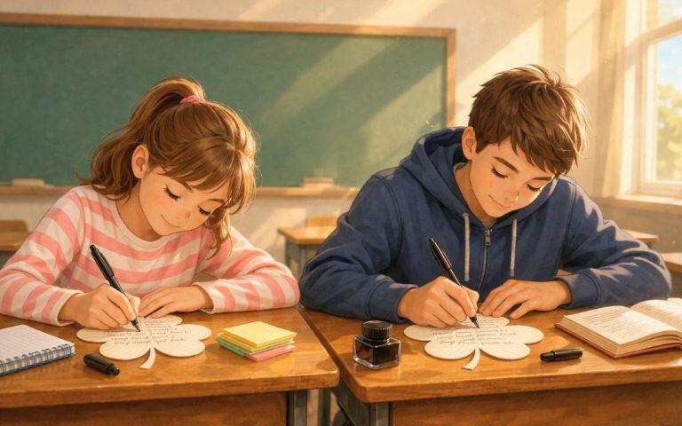 Dailyraštis ant dobilo lapelio…